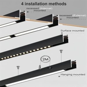 Magnetic | Angle Corner| Track Light | Surface Mount | Ceiling Light Corner - Image 7