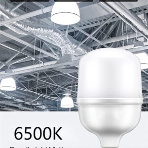 40W Big Light Bulb, Handsome Bulb Super Brightness High Power E27 LED Bulb Cool White,Non-Dimmable,6500K Daylight,4000Lm,White Light,Pack of 1 - Image 4