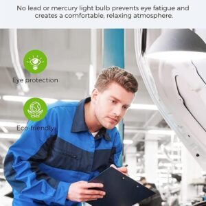 40W Big Light Bulb, Handsome Bulb Super Brightness High Power E27 LED Bulb Cool White,Non-Dimmable,6500K Daylight,4000Lm,White Light,Pack of 1 - Image 5