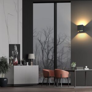12W Outdoor Wall Light Waterproof IP65 LED Wall Lighting Indoor Outdoor Modern Aluminium Wall Lamp Adjustable Beam Warm White 3000K, Black - Image 3