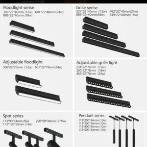 Magnetic | LED Linear | Track Light | Surface Mount | Ceiling Light (WARM WHITE 3000K 12W | 30 C.M) - Image 3