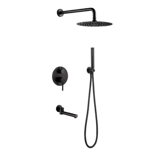 Modern-Concealed-Matte-Black-Rainfall-Shower-Bath-System-4