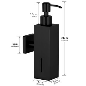 Luxury Square Wall-Mounted Soap Dispenser – Stainless Steel Series - Image 3